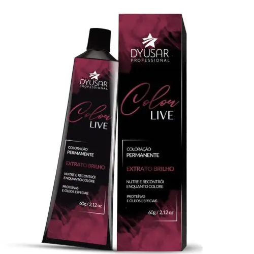 Coloração Dyusar Color Live Natural 5-1 Castanho Claro Acinzentado