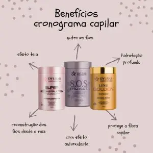 Benefícios do cronograma Capilar